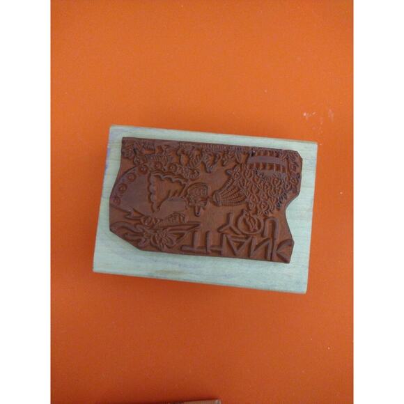 Mary Engelbreit Ink Watering The Roses Thank You Wood Mount Rubber Stamp 581H - Picture 3 of 4